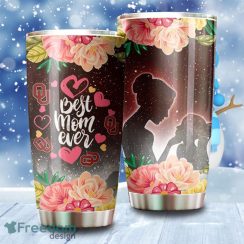 Best Mom Ever Cool Flower Oklahoma Sooners NCAA Tumbler