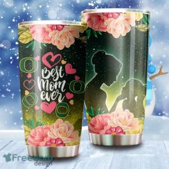 Best Mom Ever Cool Flower Oregon Ducks NCAA Tumbler