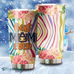 Best Mom Ever Flower Auburn Tigers NCAA Tumbler