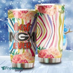 Best Mom Ever Flower Georgia Bulldogs NCAA Tumbler