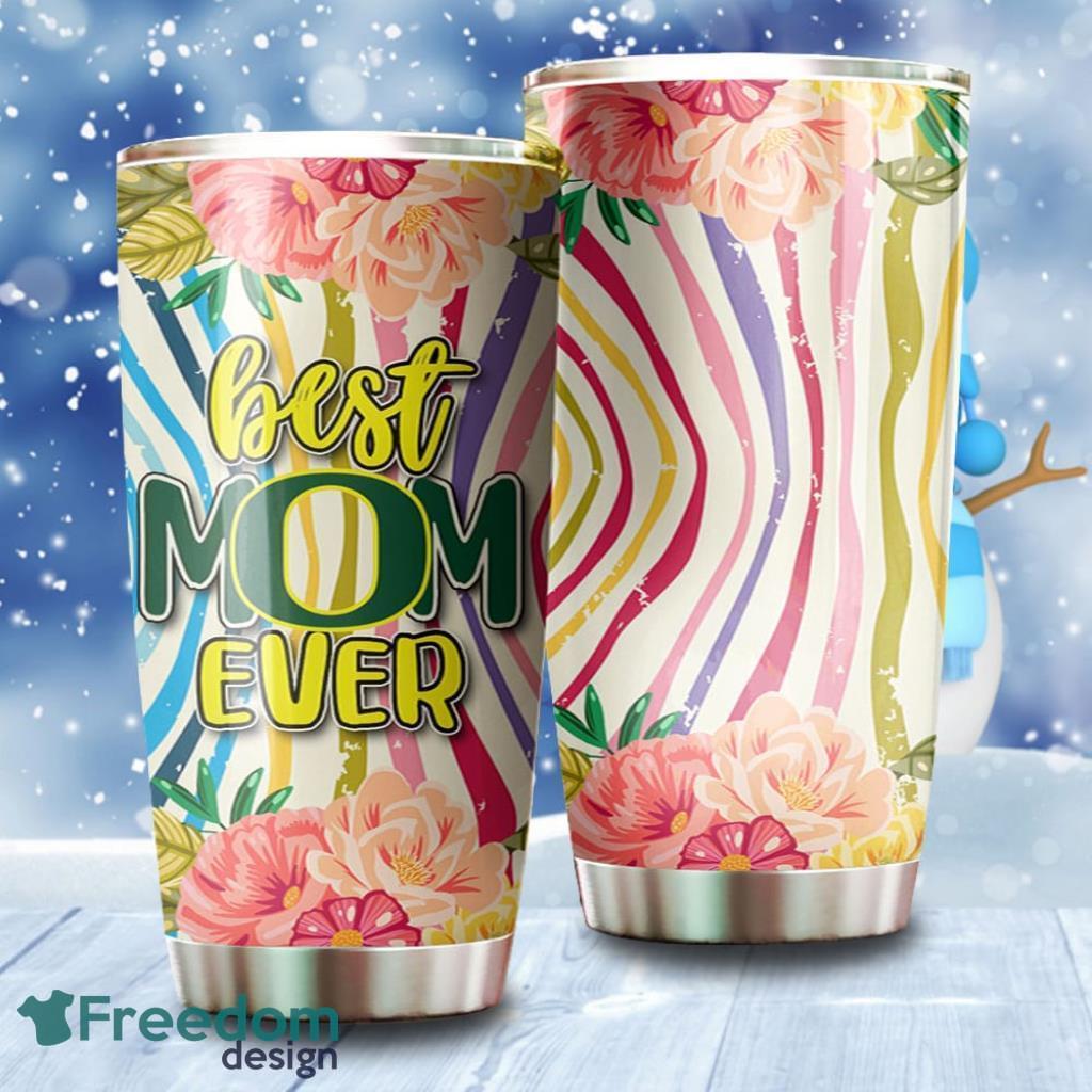 Best Mom Ever Flower Oregon Ducks NCAA Tumbler image Best Mom Ever Flower Oregon Ducks NCAA Tumbler Product Photo 1