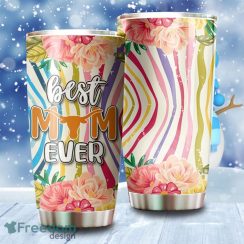 Best Mom Ever Flower Texas Longhorns NCAA Tumbler