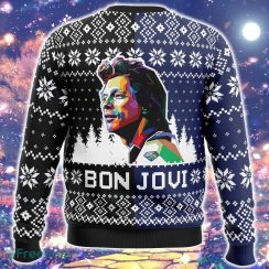 Bon Jovi Ugly Christmas Sweater Cute Funny Gift For Men And Women - Bon Jovi Ugly Christmas Sweater_2