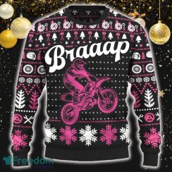 Braaap Cross Country Ugly Christmas Sweater New Pattern Motorcross Holidays Gift Fans - Braaap Cross Country Ugly Christmas Sweater_ 1