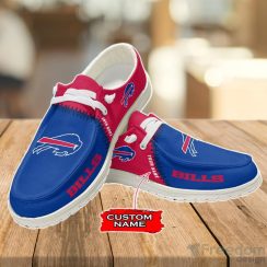 Buffalo Bills Loafer Shoes Custom Name For Men Women image Buffalo Bills Loafer Shoes Custom Name For Men Women Product Photo 3