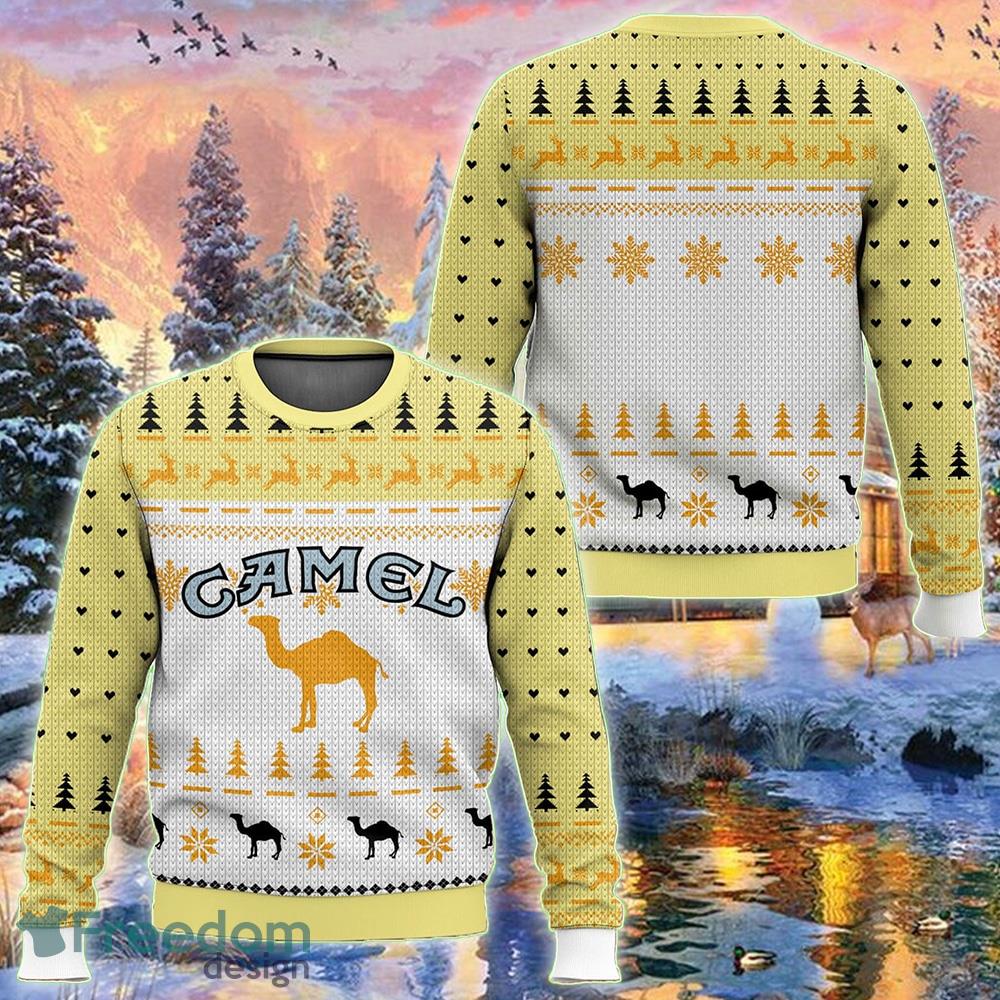 Camel christmas clearance sweater