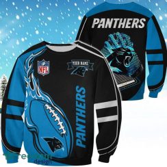 Carolina Panthers Custom Name Christmas Ugly Sweater Sweatshirt Sport For Fans