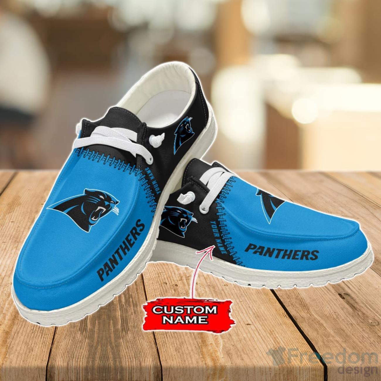 Carolina Panthers Loafer Shoes Custom Name For Men Women Carolina Panthers Loafer Shoes Custom Name For Men Women Product Photo 3