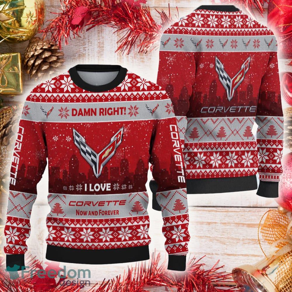 Corvette on sale christmas sweater