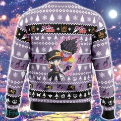 Chibi Jotaro Kujo Jojo’s Bizarre Adventure Ugly Christmas Sweater Cute Funny Gift For Men And Women - Chibi Jotaro Kujo Jojo’s Bizarre Adventure Ugly Christmas Sweater_2