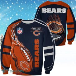 Chicago Bears Custom Name Christmas Ugly Sweater Sweatshirt Sport For Fans