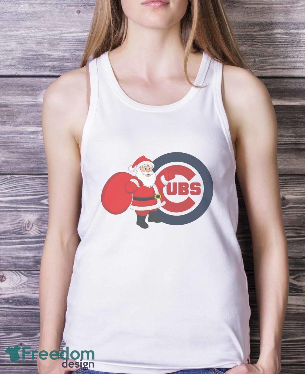 Chicago Cubs Santa Claus Logo T Shirt image Chicago Cubs Santa Claus Logo T Shirt Product Photo 2