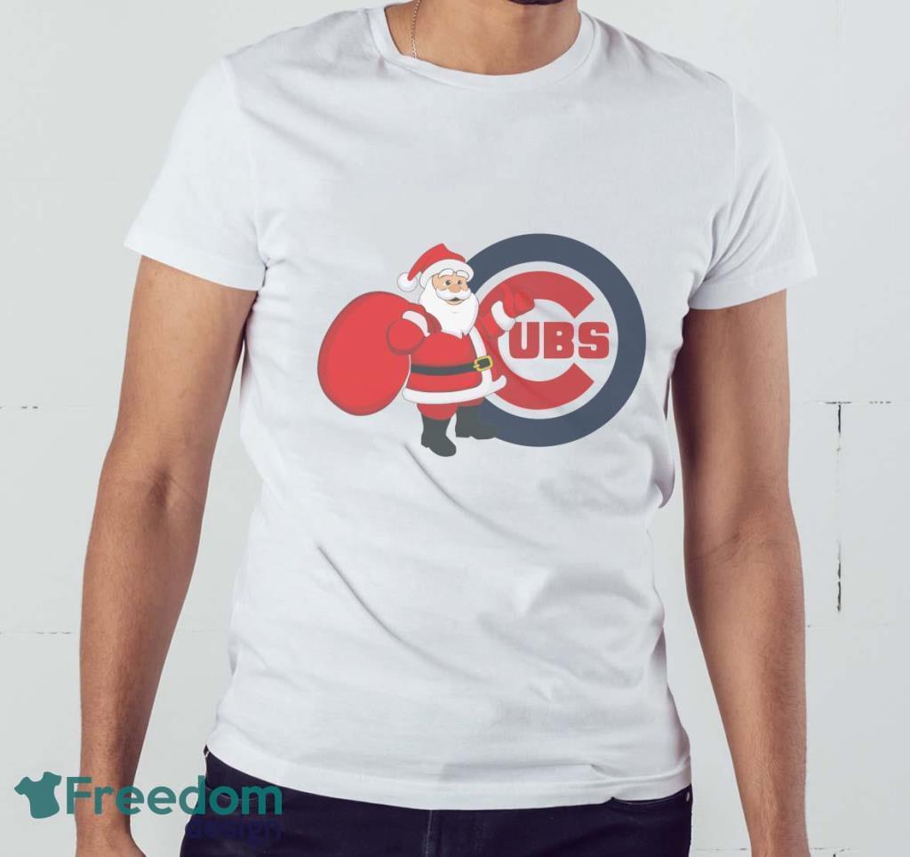 Chicago Cubs Santa Claus Logo T Shirt Chicago Cubs Santa Claus Logo T Shirt Product Photo 3