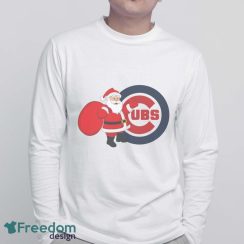 Chicago Cubs Santa Claus Logo T Shirt image Chicago Cubs Santa Claus Logo T Shirt Product Photo 4
