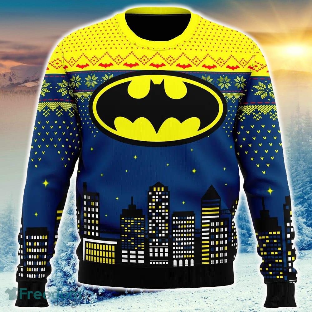 Christmas Batman DC Ugly Christmas Sweater Funny Trending Gift Fans Holidays - Christmas Batman DC Ugly Christmas Sweater_1