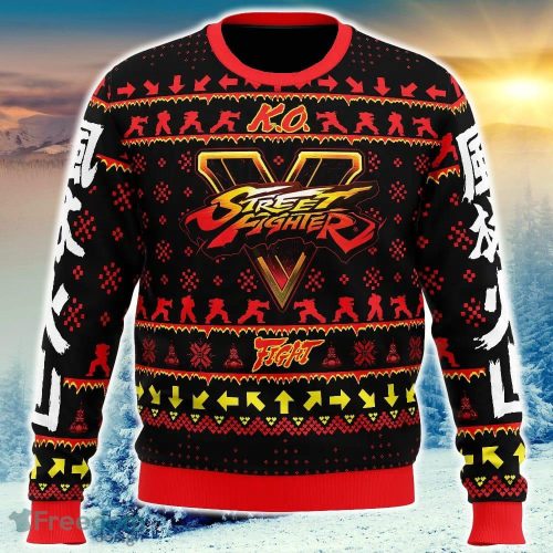 Christmas Ryu Street Fighter Ugly Christmas Sweater Funny Trending Gift Fans Holidays - Christmas Ryu Street Fighter Ugly Christmas Sweater_1