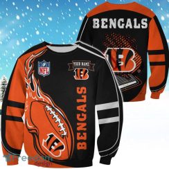 Cincinnati Bengals Custom Name Christmas Ugly Sweater Sweatshirt Sport For Fans