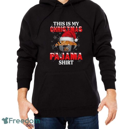 Cincinnati Bengals This Is My Christmas Pajama Shirt T Shirt For NFL Fans - Men Black Hoodie