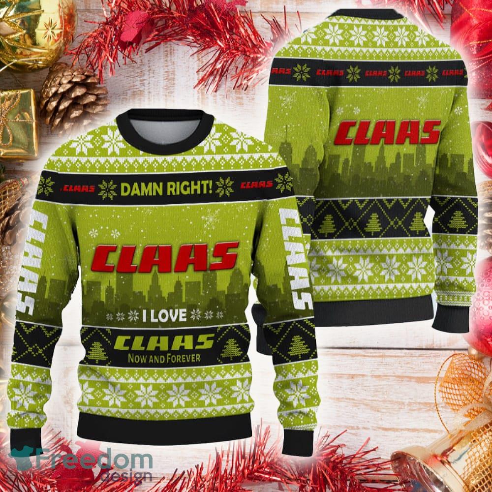 Claas Car Lovers Ugly Christmas 3D Sweater Gift For Men And Women - Claas Car Lovers Ugly Christmas 3D Sweater Gift For Men And Women