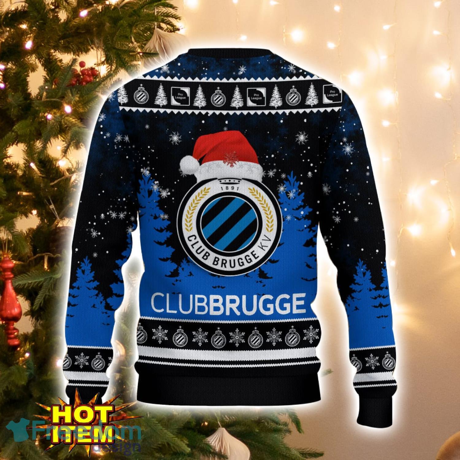 Club Brugge KV Ugly Christmas Sweater Ideal Gift For Fans - Banantees