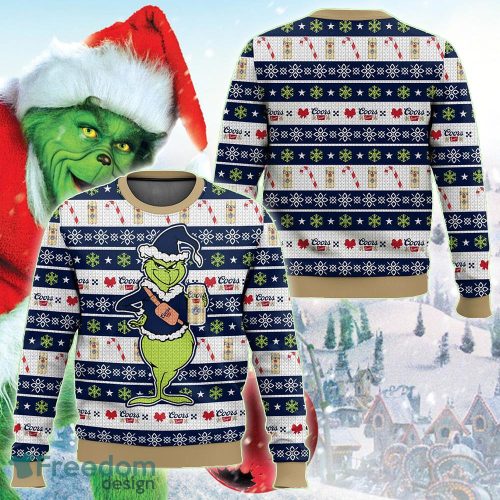 Coors Banquet Grinch Design Ugly Xmas 3D Sweater For Men And Women - Coors Banquet Grinch Ugly Xmas Sweater For Men And Women Photo 1