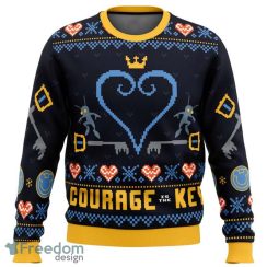 Courage is the Key Kingdom Hearts Sweater Xmas Funny All Over Print Gift For Fans Ugly Christmas - Courage is the Key Kingdom Hearts Ugly Christmas Sweater_3
