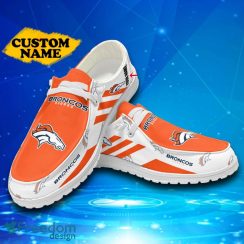 Custom Name Denver Broncos Hey Loafer Shoes Gift For Men And Women