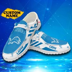 Custom Name Detroit Lions Hey Loafer Shoes Gift For Men And Women