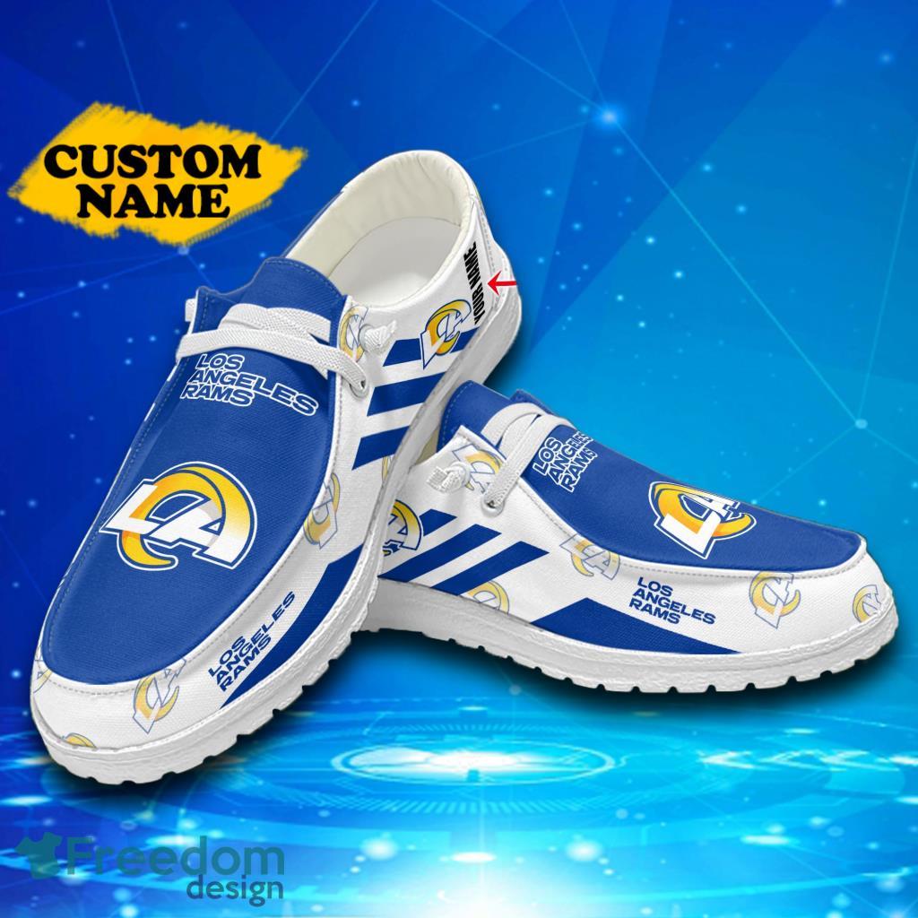 Custom Name Los Angeles Rams Hey Loafer Shoes Gift For Men And Women image Custom Name Los Angeles Rams Hey Loafer Shoes Gift For Men And Women Product Photo 1