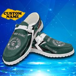 Custom Name Michigan State Spartans Hey Loafer Shoes Gift For Men And Women