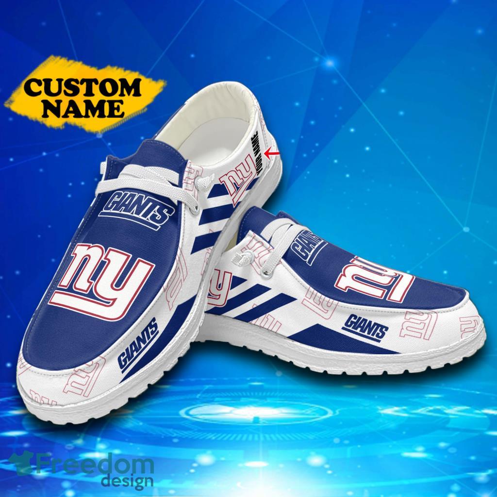 Custom Name New York Giants Hey Loafer Shoes Gift For Men And Women image Custom Name New York Giants Hey Loafer Shoes Gift For Men And Women Product Photo 1