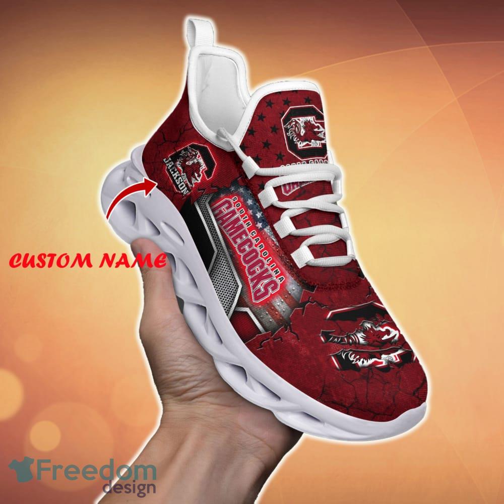 Custom Name South Carolina Gamecocks Sport Team Chunky Sneakers For Fans Gift New Max Soul Shoes - South Carolina Gamecocks Sport Clunky Sneakers Custom Sport Shoes For Fan_1