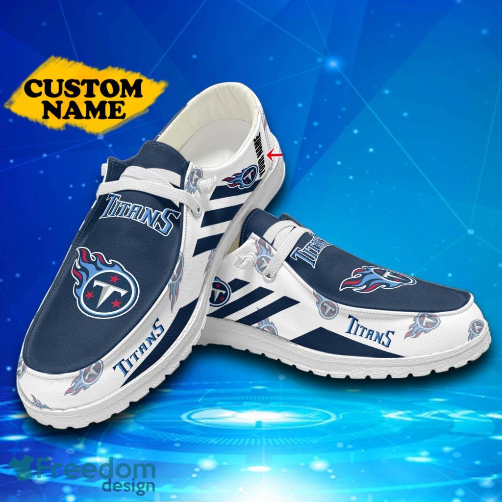 Custom Name Tennessee Titans Hey Loafer Shoes Gift For Men And Women image Custom Name Tennessee Titans Hey Loafer Shoes Gift For Men And Women Product Photo 1