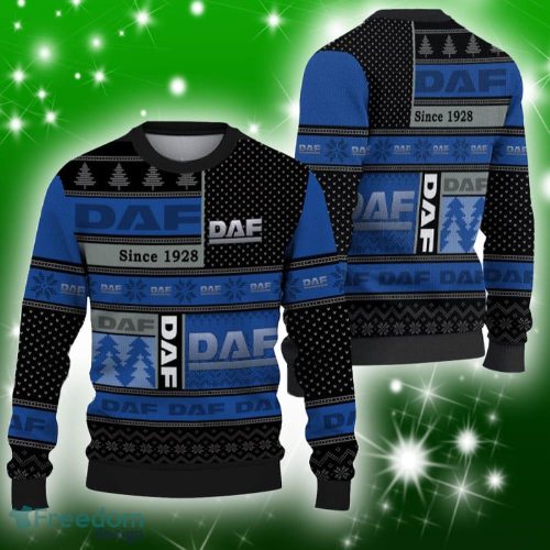 DAF Car Lovers Ugly Christmas Sweater New Gift For Men And Women - DAF Car Lovers Ugly Christmas Sweater New Gift For Men And Women