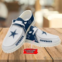 Dallas Cowboys Loafer Shoes Custom Name For Men Women image Dallas Cowboys Loafer Shoes Custom Name For Men Women Product Photo 3