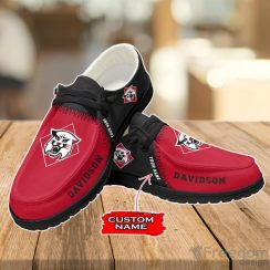 Davidson Wildcats Loafer Shoes Custom Name For Men Women Product Photo 2