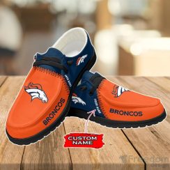 Denver Broncos Loafer Shoes Custom Name For Men Women Product Photo 2