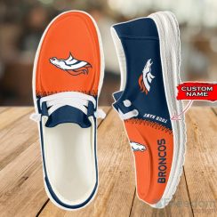 Denver Broncos Loafer Shoes Custom Name For Men Women