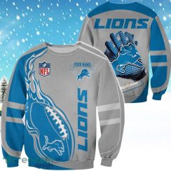Detroit Lions Custom Name Christmas Ugly Sweater Sweatshirt Sport For Fans
