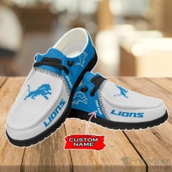 Detroit Lions Loafer Shoes Custom Name For Men Women Product Photo 2