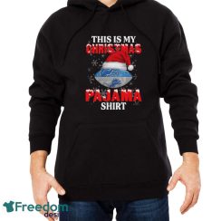 Detroit Lions This Is My Christmas Pajama Shirt T Shirt For NFL Fans image Detroit Lions This Is My Christmas Pajama Shirt T Shirt For NFL Fans - Men Black Hoodie
