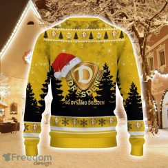 Dynamo Dresden Logo Wearing Santa Hat Ugly Christmas Sweater Christmas Gift 3D Sweater Product Photo 3