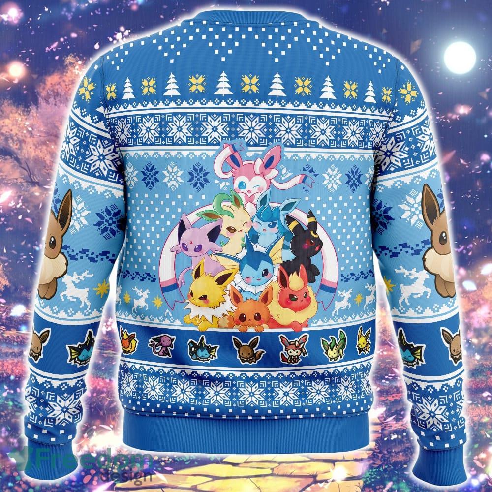 Eevee Christmas Pokemon Ugly Christmas Sweater Funny Gift Ideas