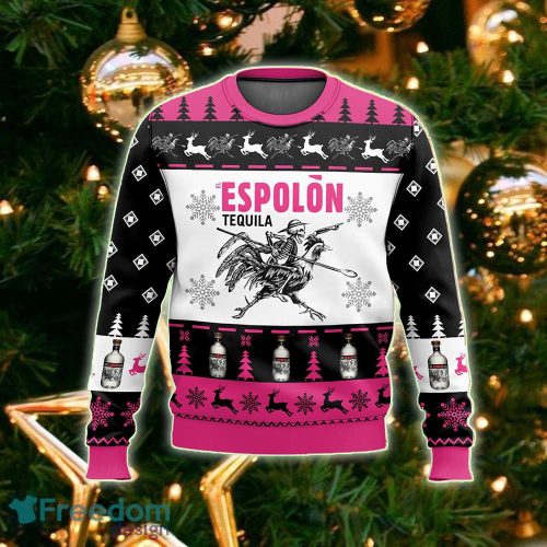 Espolon Tequila Design Ugly Christmas 3D Sweater For Men And Women - Espolon Tequila Ugly Christmas Sweater For Men And Women Photo 2