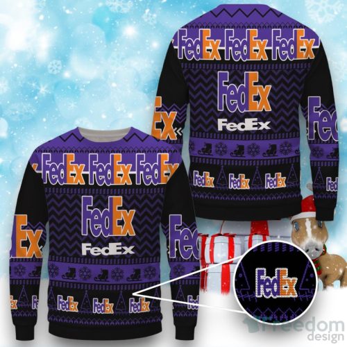 Fedex Ugly Christmas Sweater, Xmas Gift Ideas For Real Fans Product Photo 1