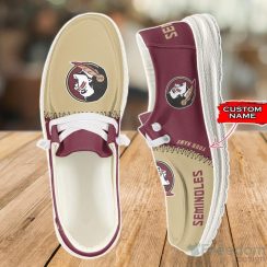 Florida State Seminoles Loafer Shoes Custom Name For Men Women