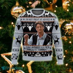 Friends Funny Chandler Bing I’m Not Great At Advice Design Knitted Xmas 3D Sweater - Friends Funny Chandler Bing I’m Not Great At Advice Knitted Xmas Sweater For Men And Women Photo 2