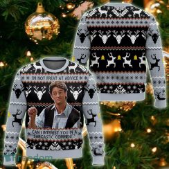 Friends Funny Chandler Bing I’m Not Great At Advice Design Knitted Xmas 3D Sweater - Friends Funny Chandler Bing I’m Not Great At Advice Knitted Xmas Sweater For Men And Women Photo 1