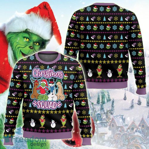 Funny Grinch Design Ugly Christmas Sweater AOP For Men And Women - Funny Grinch Ugly Christmas Sweater For Men And Women Photo 1