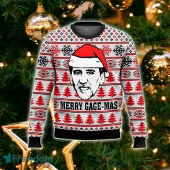 Funny Nicolas Cage Design Knitted Christmas 3D Sweater For Men And Women - Funny Nicolas Cage Knitted Christmas 3D Sweater For Men And Women Photo 2